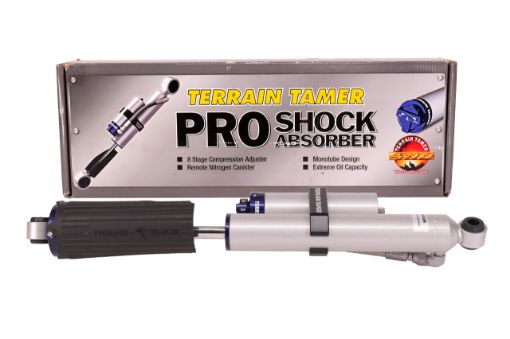 Shock Absorber Rear Pair Remote Res 8 Stage Adjust 40Mm Lift
