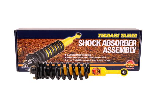 Coil Over Shock Assy Pair Raised 40Mm 100Kg+ Heavy Duty