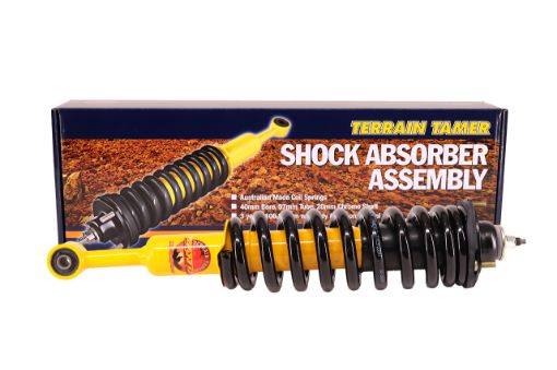 Coil Over Shock Assy Pair Raised 40Mm 50 To 100Kg With B/Bar