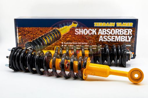 Coil Over Shock Assy Pair Raised 40Mm To 100Kg With Bull Bar