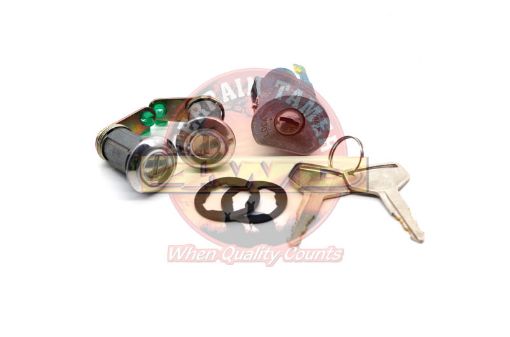 Ignition Barrel & 2 Door Lock Kit Suits With Steering Lock