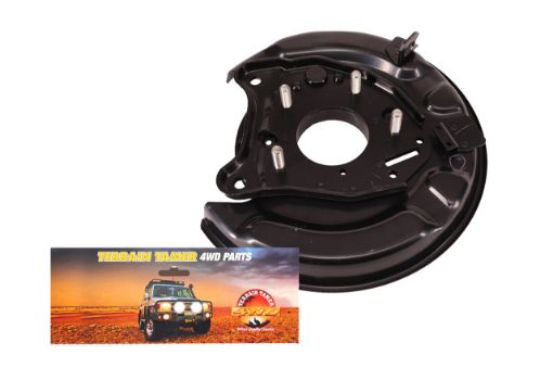 Backing Plate Rear R/H Hand Brake Suits Disc Brake