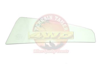 Glass Rear Door 1/4 Window Without Vx Package & Dark Grey