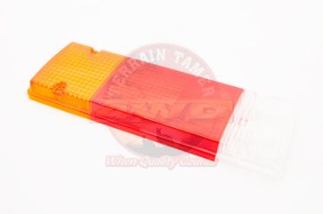 Lens Rear L/H Ute With Inner Notch Suits Genuine Lamp