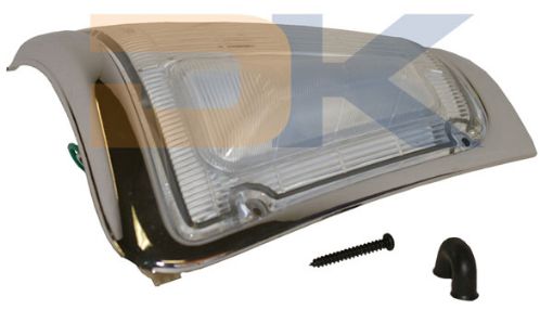 Lamp Assy Front R/H Corner Chrome Thick Rim Taiwanese