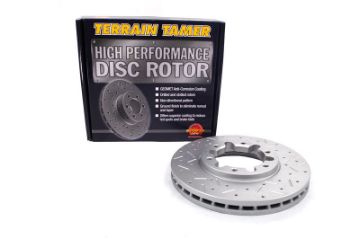 T/T Dimpled & Slotted Rotor Front Except 4.8L Efi