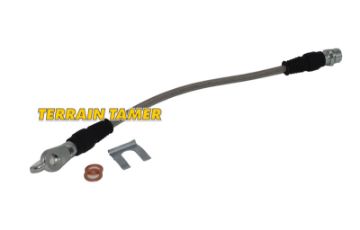 Braided Brake Hose Rear Centre No.2 Plus 60Mm