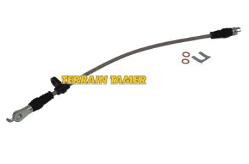 Braided Brake Hose Front R/H Plus 50Mm