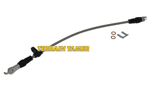 Braided Brake Hose Front R/H Plus 50Mm