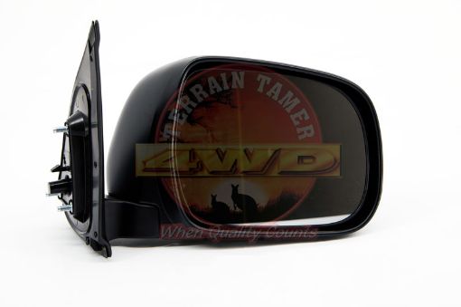 Mirror Outer R/H Manual Black No Indicator Dlx Spec