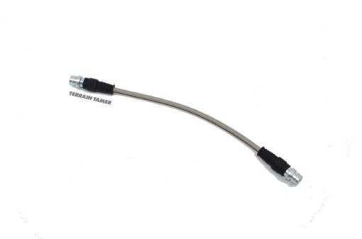Braided Brake Hose Rear Centre L/H Plus 50Mm