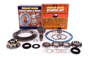 Diff O/H Kit 3.9R Rear With Solid Spacer Cwp & Flange