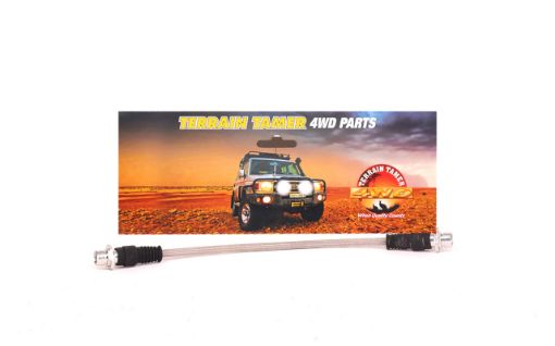 Braided Brake Hose Rear Centre R/H Plus 50Mm