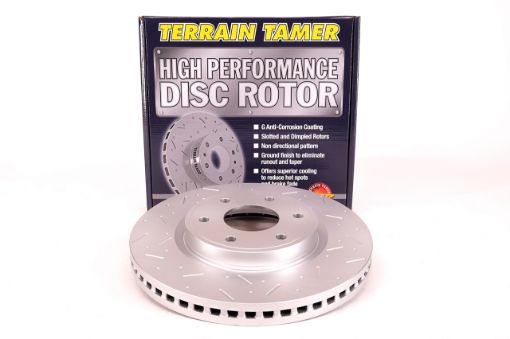 T/T Dimpled & Slotted Rotor Front