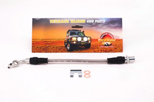 Braided Brake Hose R/H Front Non Abs