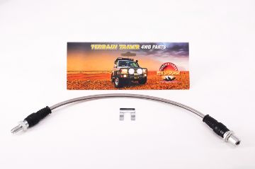 Braided Brake Hose Front Centre Non Abs +50Mm Extended