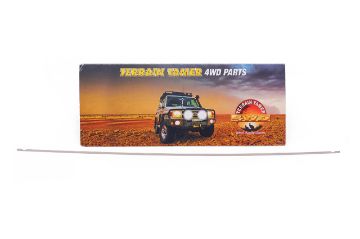 Plate Rear Wiper Rubber Backing No.1