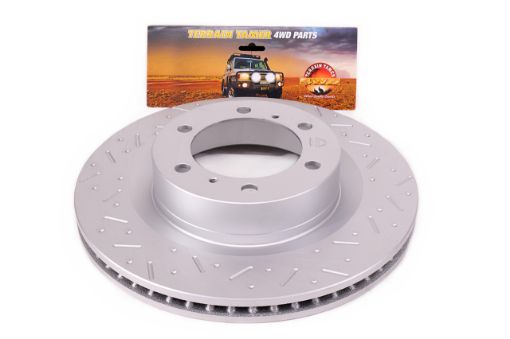 T/T Dimpled & Slottesd Disc Rotor Front
