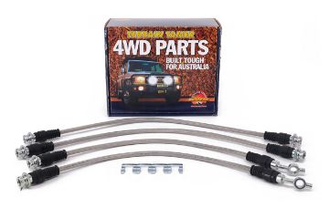 Braided Brake Hose Kit Suit 0-50Mm Raised Vehicles