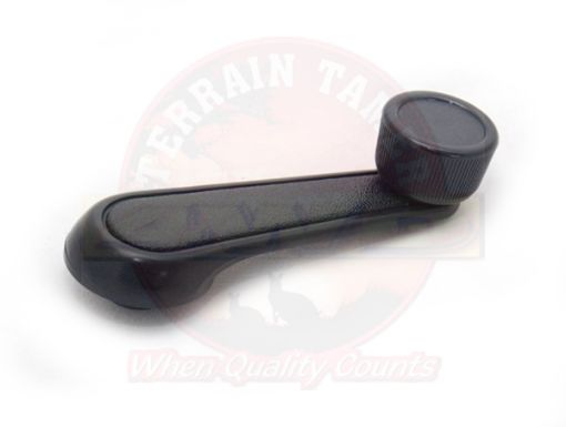 Handle Front Door Window Regulator Black
