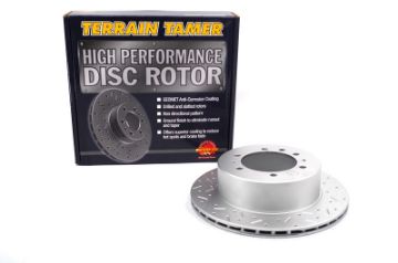 T/T Dimpled & Slotted Rotor Rear Except 4.8L Efi Petrol