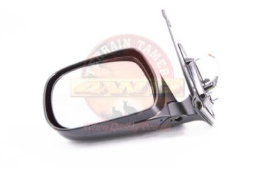 Mirror Outer L/H Electric Black No Indicator Dlx Spec