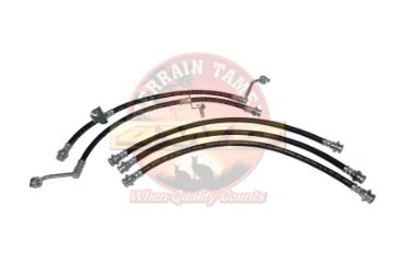 Hose Kit Brake Front And Rear 50Mm Longer Than Original