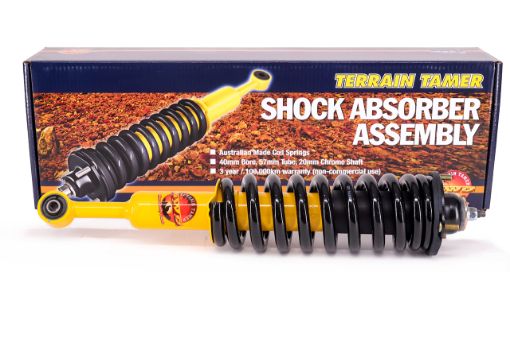 Coil Over Shock Assy Pair Raised 40Mm 100Kg+ Heavy Duty