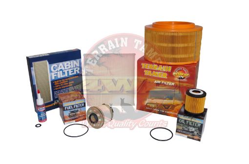 T/T Filter Kit Ford Mazda P4at 2.2L P5at 3.2L Round Air Filt