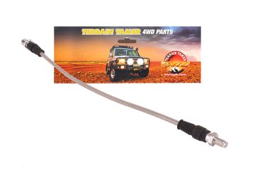 Braided Brake Hose Rear Body To Diff Housing +51Mm