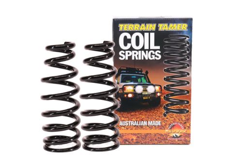Coils Front Raised 35Mm To 50Kg With Bull Bar Tapered Wire