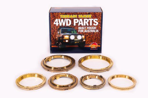 Synchro Kit G/Box Synchro Rings Only X 6 With 2-4 Selector