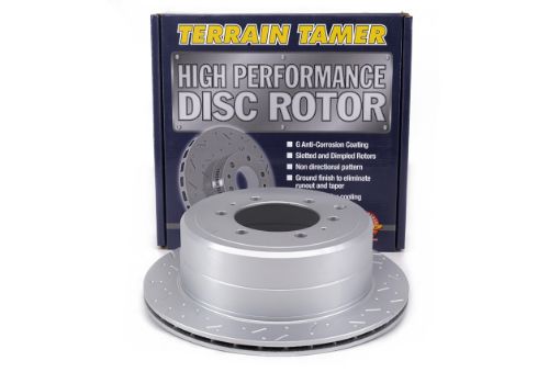 T/T Dimpled & Slotted Rotor Rear