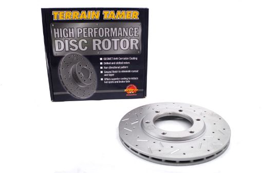 T/T Dimpled & Slotted Rotor Front Except 4.2L Efi