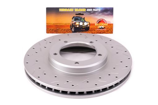 Slotted And Dimpled Rotor Suit Front Ttbbk07 & Ttbbk008 Kit
