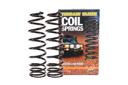 Coils Front Raised 50Mm To 100Kg With Bull Bar Tapered Wire
