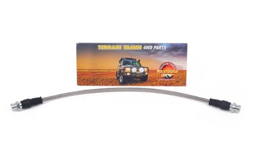 Braided Brake Hose Rear R/H +50Mm