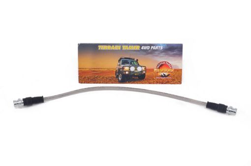 Braided Brake Hose Rear L/H +50Mm