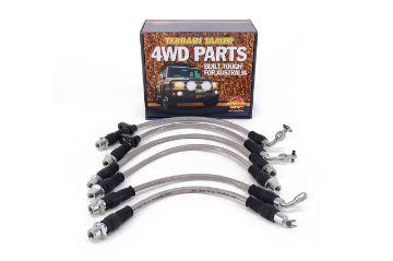 Braided Brake Hose Kit Rear Disc Brake Suits Vsc