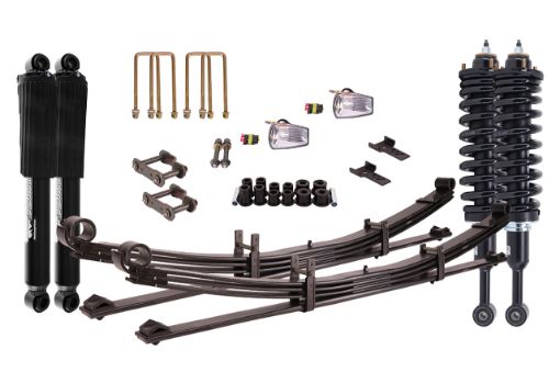 Suspension Kit Gvm Upgrade Parabolic 3510Kg Fortified Shocks