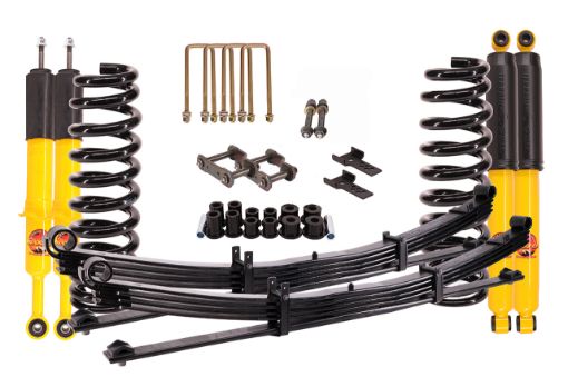 Suspension Kit Inc.Shocks Springs Bushes Pins U-Bolts