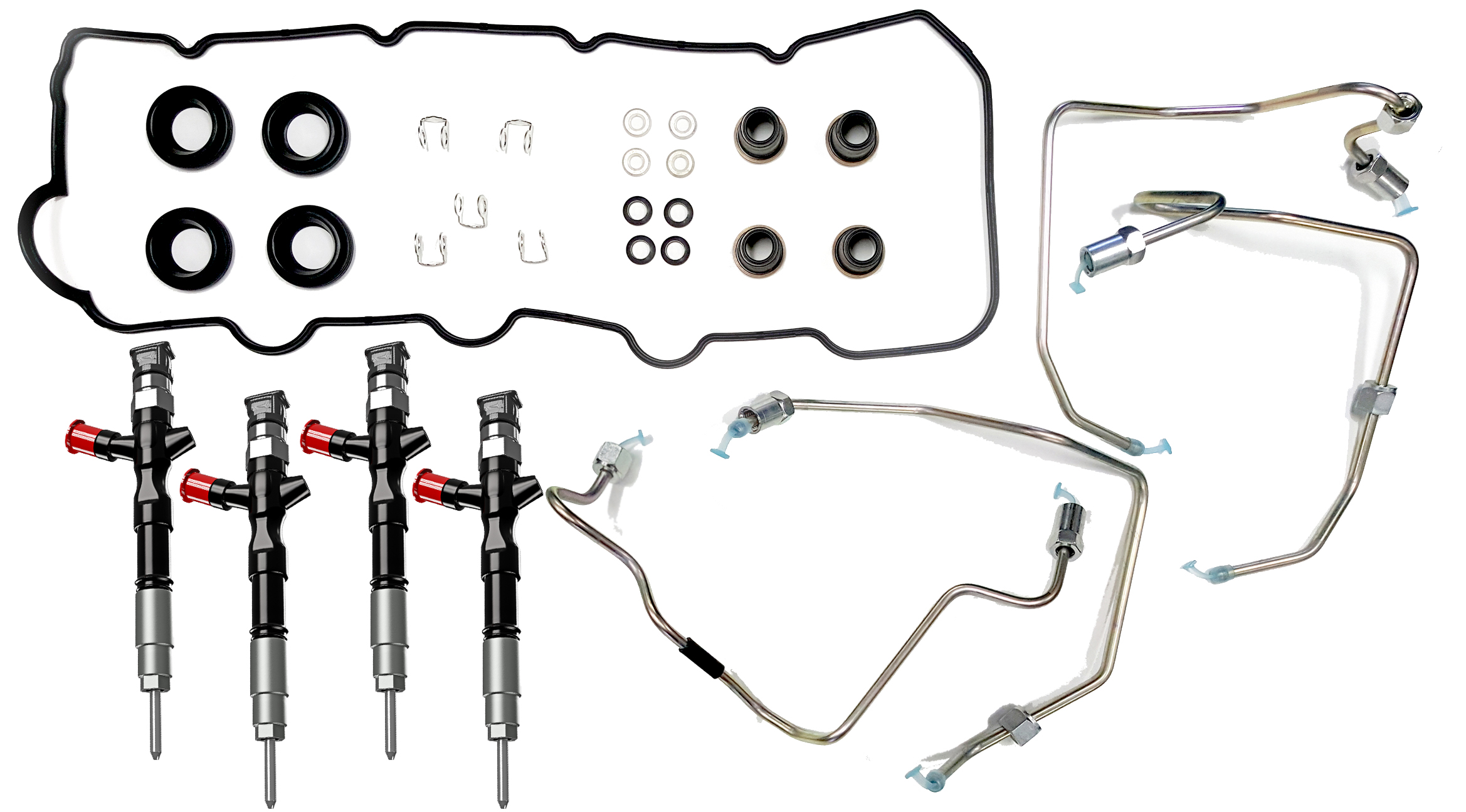 Наборы інжэктараў Common Rail